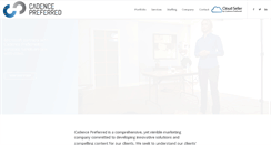 Desktop Screenshot of cadencepreferred.com